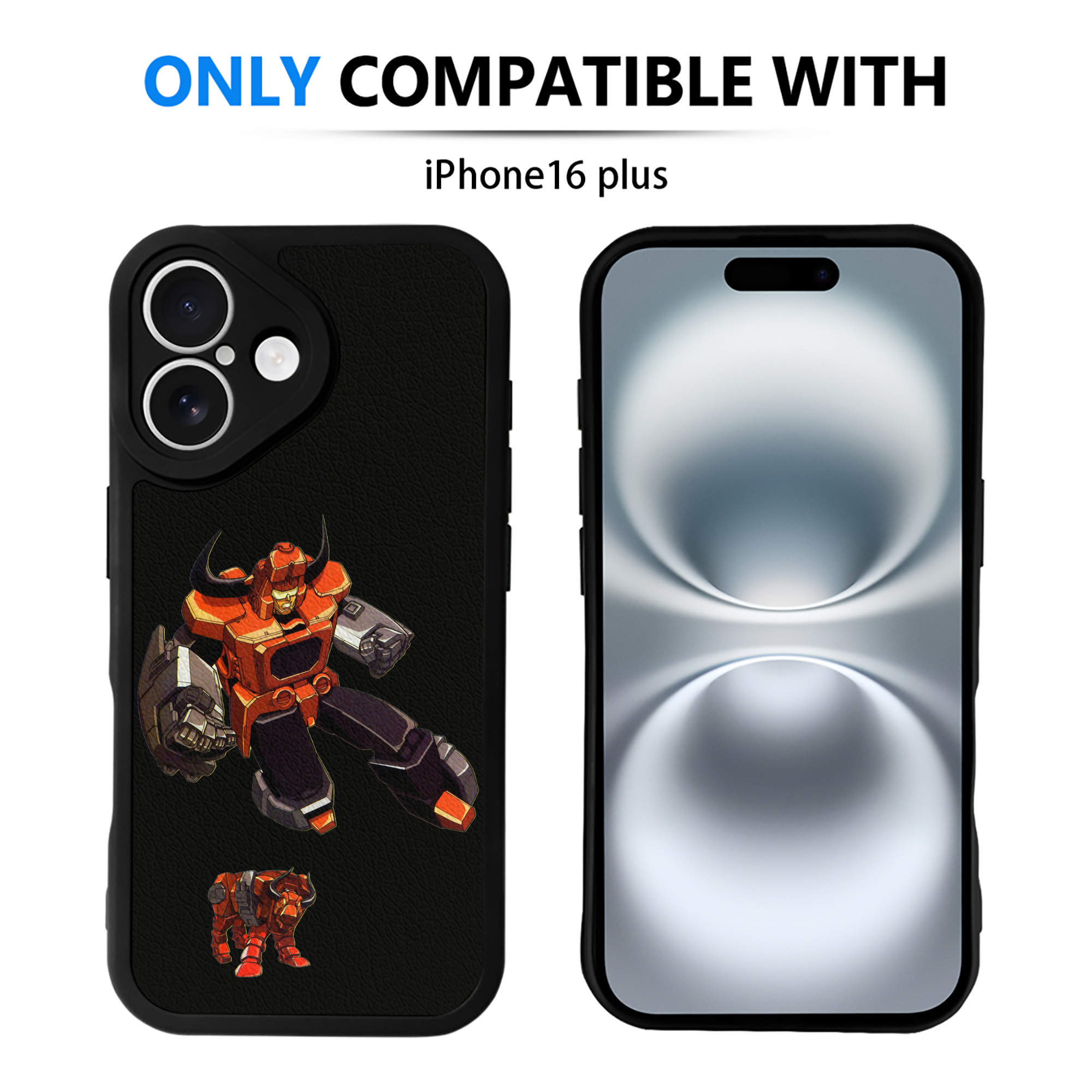 （画像用）  【iPhone 16シリーズ対応】シリコンスマホケース（レザー調） 材質：シリコン